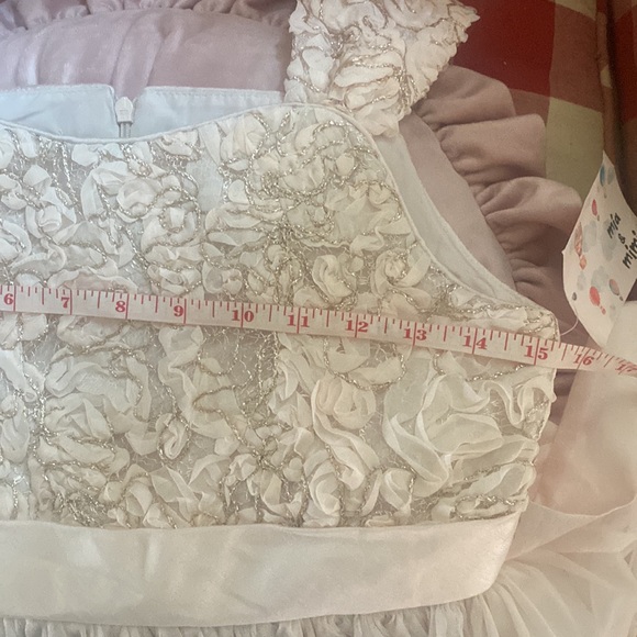 🌸NEW Girl”s Formal Dress size 14 a 16 Pink .. Super Cute! - Picture 15 of 15